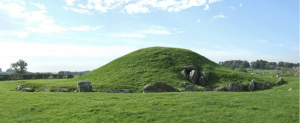 The mound of Bryn Celli Ddu on Anglesey in Wales.